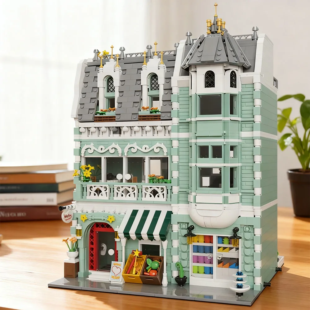 ÍDEAS Criativas Mini Tijolos Mercearia MOC Blocos de Construção Brinquedos Modelo Arquitetônico Tijolos Brinquedos Presentes 2225pcs