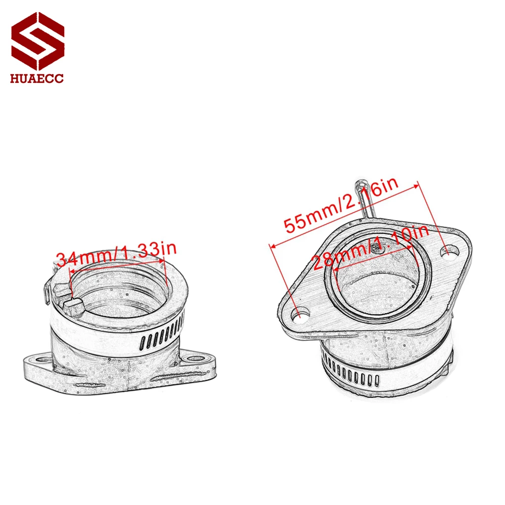 Carburetor Interface Manifold Intake Glue for Honda CN250 Helix 1987-2007 CH250 Elite 1985-1988 16210-KS4-840 16210-KM1-010 view 6