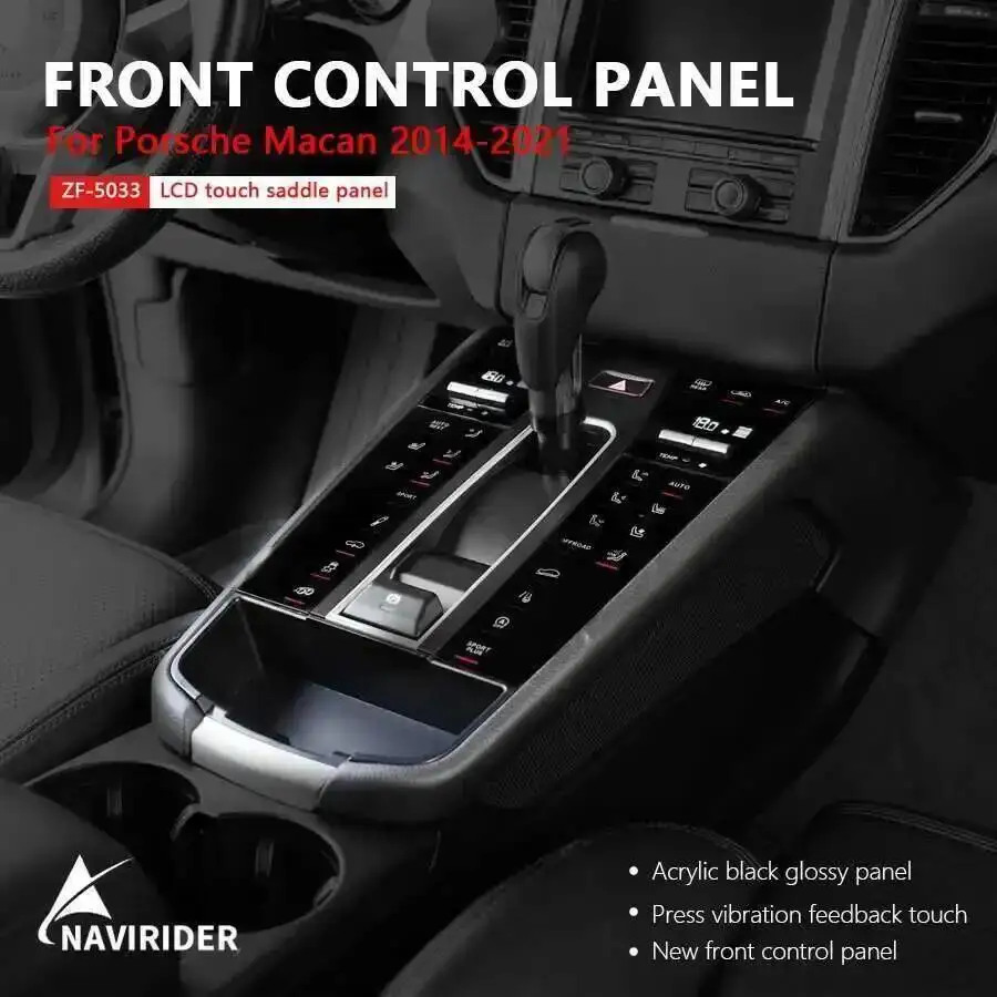 

Декоративная панель центральной консоли для Porsche Macan 2014-2021 (95B.1 / 95B.2), аксессуары для интерьера, панель переключения передач