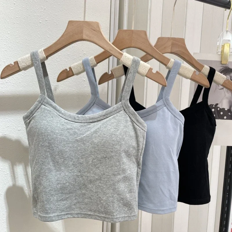 Crop Top Women Sexy Sleeveless Tops Fashion Female Underwear Lady's Camisole Girl Basic T-shirt Vest Lingerie Bras Tube Tops Hot