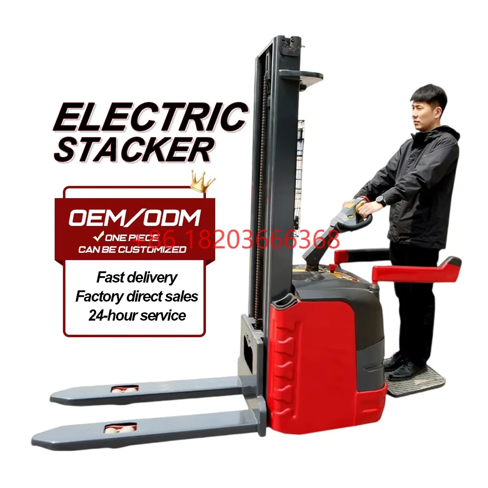 YG Customized Electric Stacker Factory Direct New Condition 1.5 Ton 3 M 4 M Station Driving 2 Ton Loading Capacity Mini Hydrauli