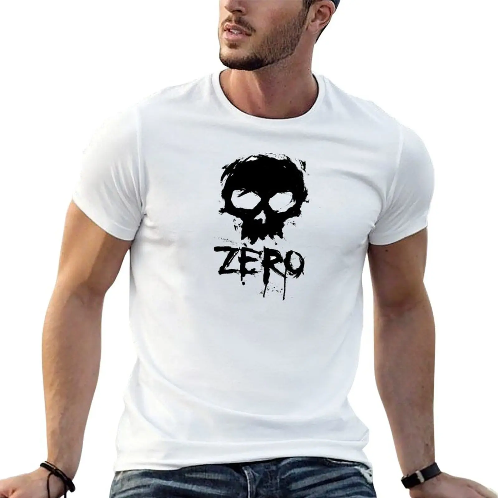 

Zero Skull Skate T-Shirt cotton t shirt pack anime t shirts oversize t shirt man designer T-shirt