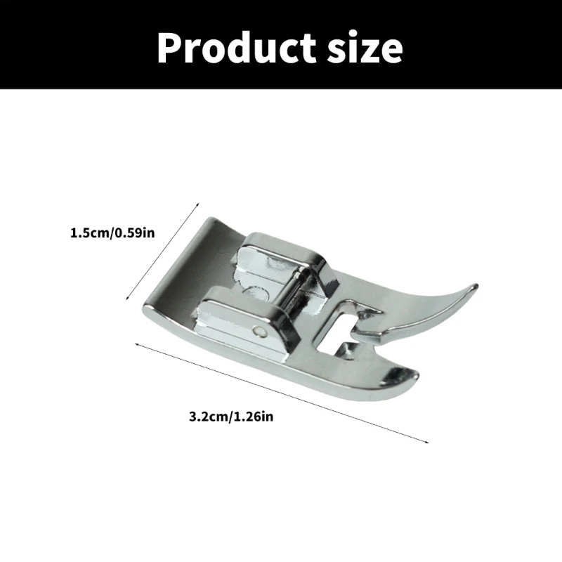 Jeu pieds-de-biche pour Machine à coudre, accessoires pour Machines domestiques à tige basse, 45BE