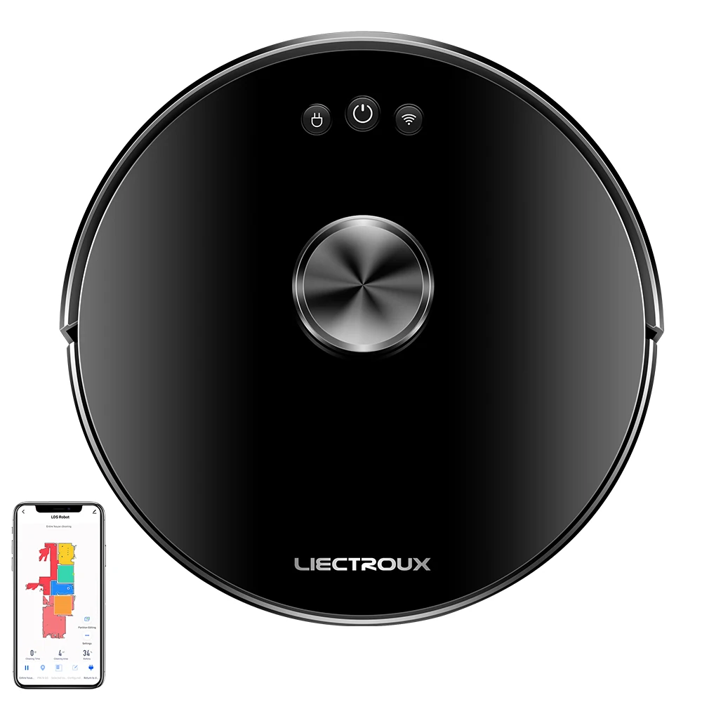 LIECTROUX XR500 Bestseller Laser Robot Vacuum 5 Map Storage