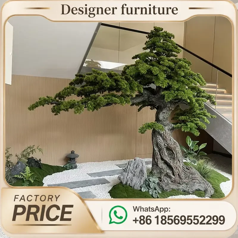 Large Artificial Pine Tree Fake Cypress For Garden Centerpiece Indoor Outdoor Home Decor Greenery