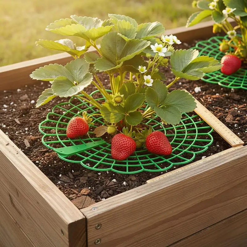 @*10Pcs Waterproof Strawberry Planting Rack 3-Legged Stable Watermelon Support Plant Protector for Yard Veggie Cultivation