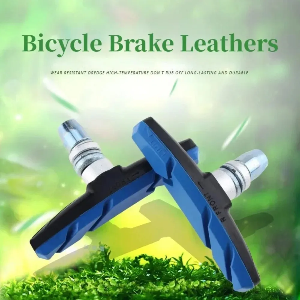 2Pc V Type High Quality Brake Pads Shoes Bike Bicycle Cycling Mountain Bike Dead Speed V Brake System Brake Skin Bike Acessories