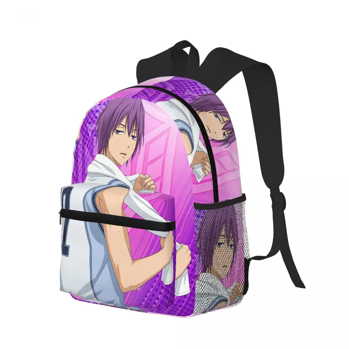

Аниме Баскетбол Куроко No Basket Murasakibara Atsushi Студенческий рюкзак Школьная сумка Рюкзак для мальчиков и девочек Книжная сумка Сумки на плечо