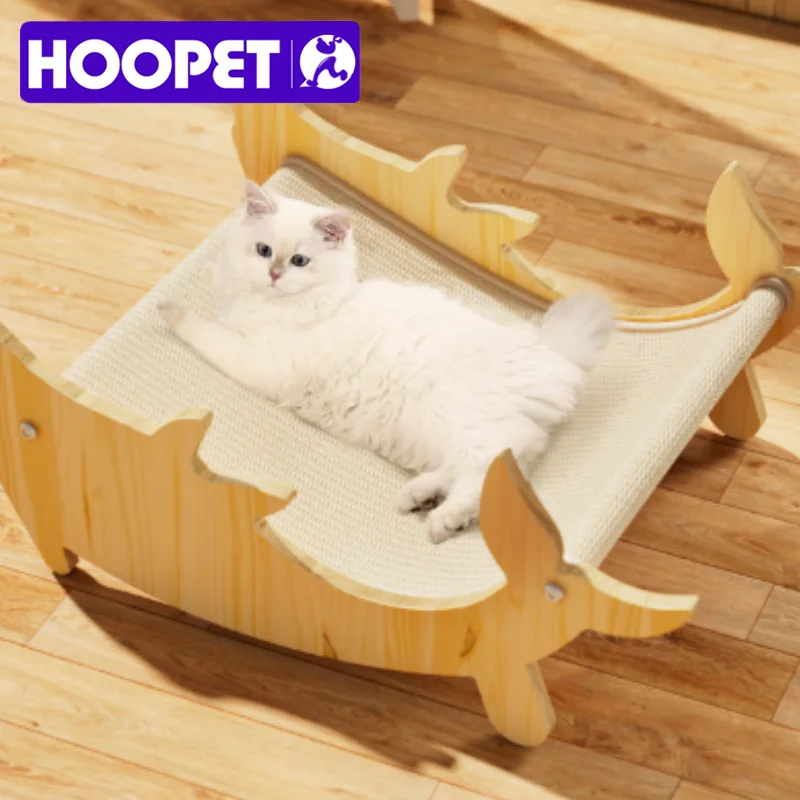 HOOPET Cat Scratching Board Dolphins Wear-Resistant Not Fall Chips Sisal Cat Claw Board Cat Nest Anti-Scratching Sofa