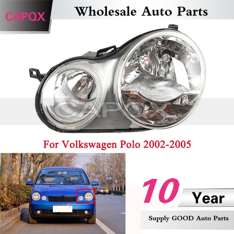 

CAPQX For Volkswagen/VW Polo 2002 2003 2004 2005 Auto Front Headlights Head Light Head Lamp Headlamp Headlight