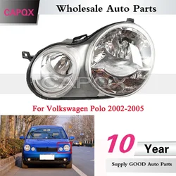 CAPQX For Volkswagen/VW Polo 2002 2003 2004 2005 Auto Front Headlights Head Light Head Lamp Headlamp Headlight