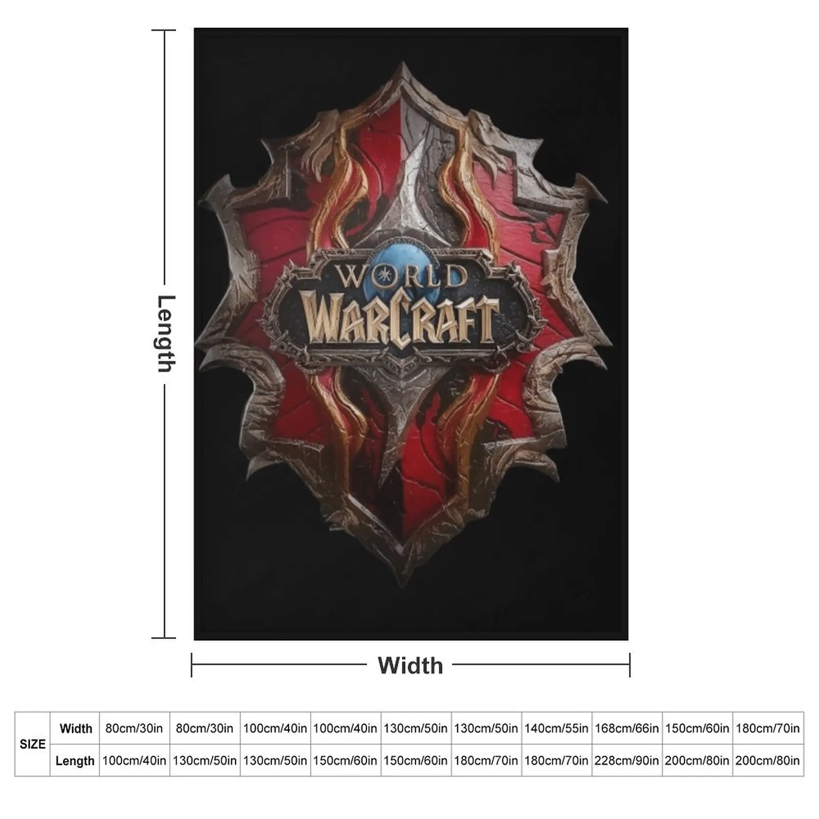 7624 Shield from the game World of warcraft - WoW- Throw Blanket For Baby Sleeping Bag funny gift Blankets