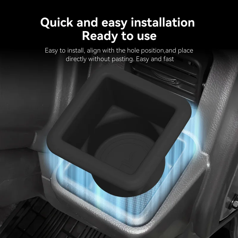 Water Cup Holder Insert For Suzuki Carry Every 2026 Silicone Anti-Slip Drink Pad Dashboard Mat Liner Car Interior Accessories