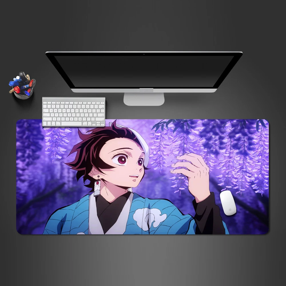 

Demon Slayer: Kimetsu No Yaiba Mouse Pad Pc Gamer Accessories Mousepad Anime Office Table Mat Carpet Rug Bureau Gaming Notebooks