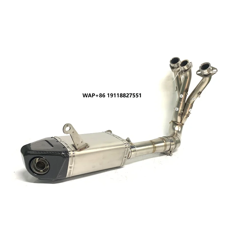 Full System Exhaust for  MT09 FZ09 Exhaust Pipe Link Muffler 2021+ MT-09 Underbike Escape