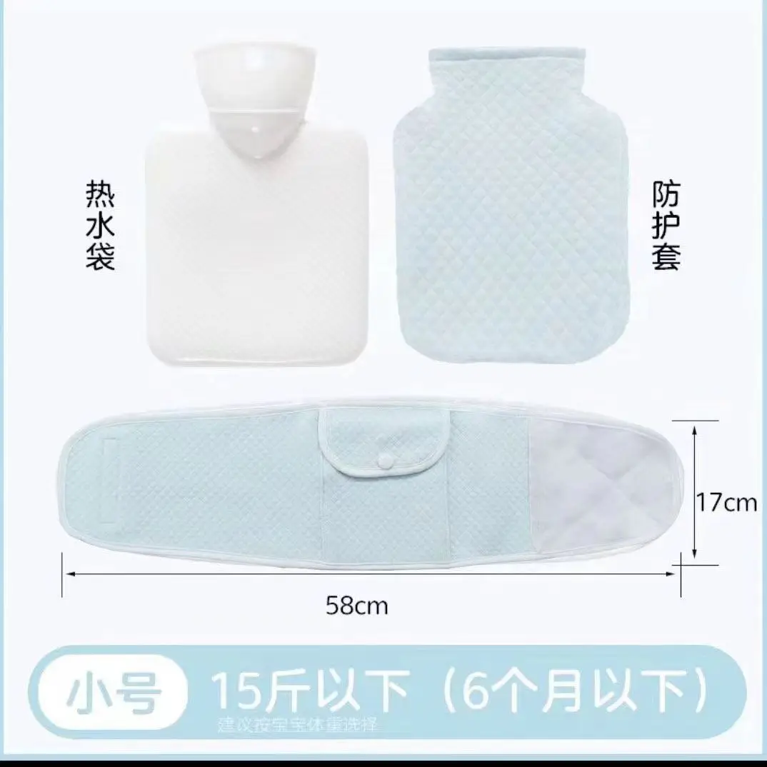 Newborn Baby Hot Water Bottle - Small Mini Warm Baby Belly Heat Pack Flatulence & Colic Relief Wonder - Warm Water Bottle