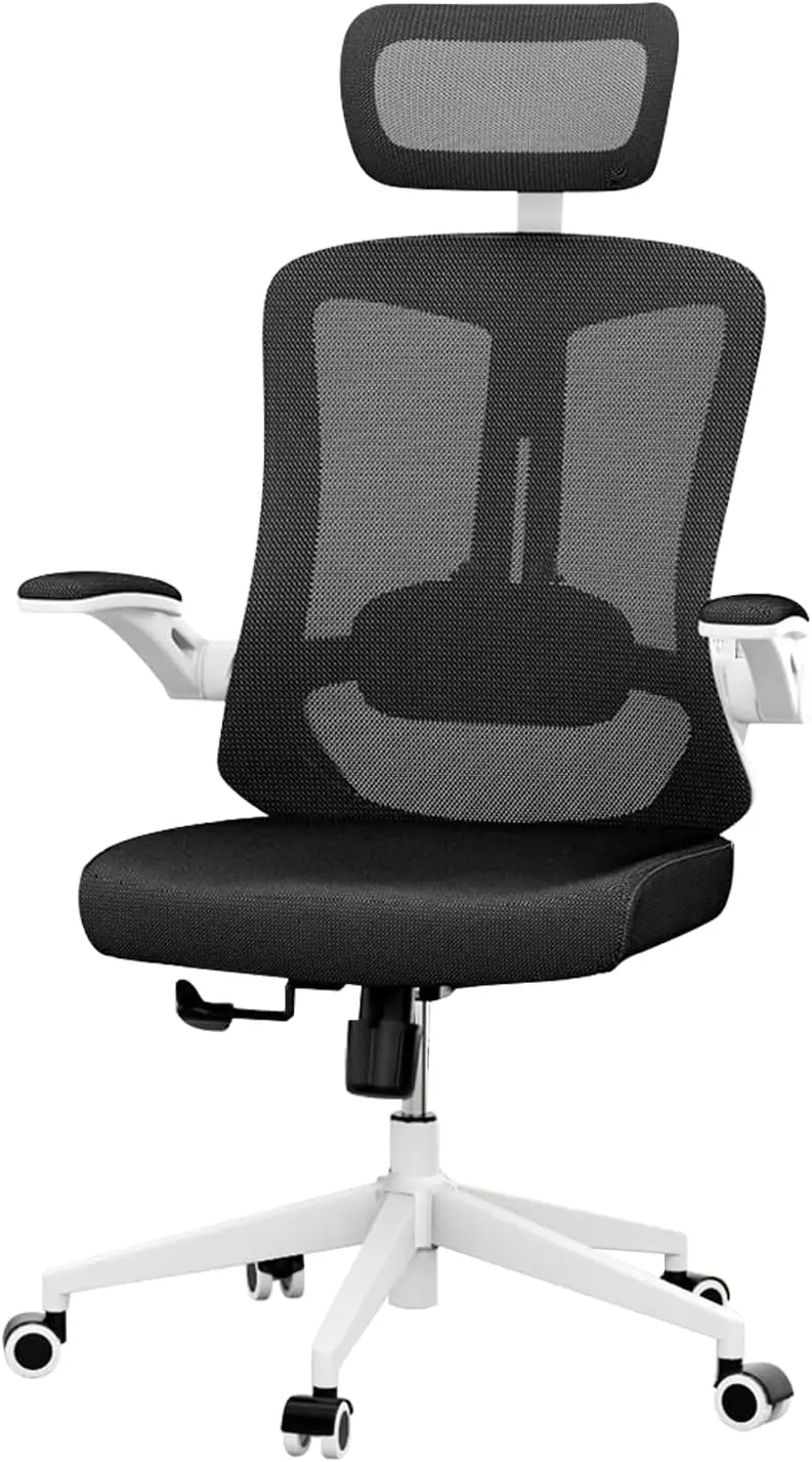 

Ergonomic Office Chair - Comfy Desk Chairs With Wheels And Arms, 400Lb Heavy Duty Mesh Computer Chairs With Comfortable Head