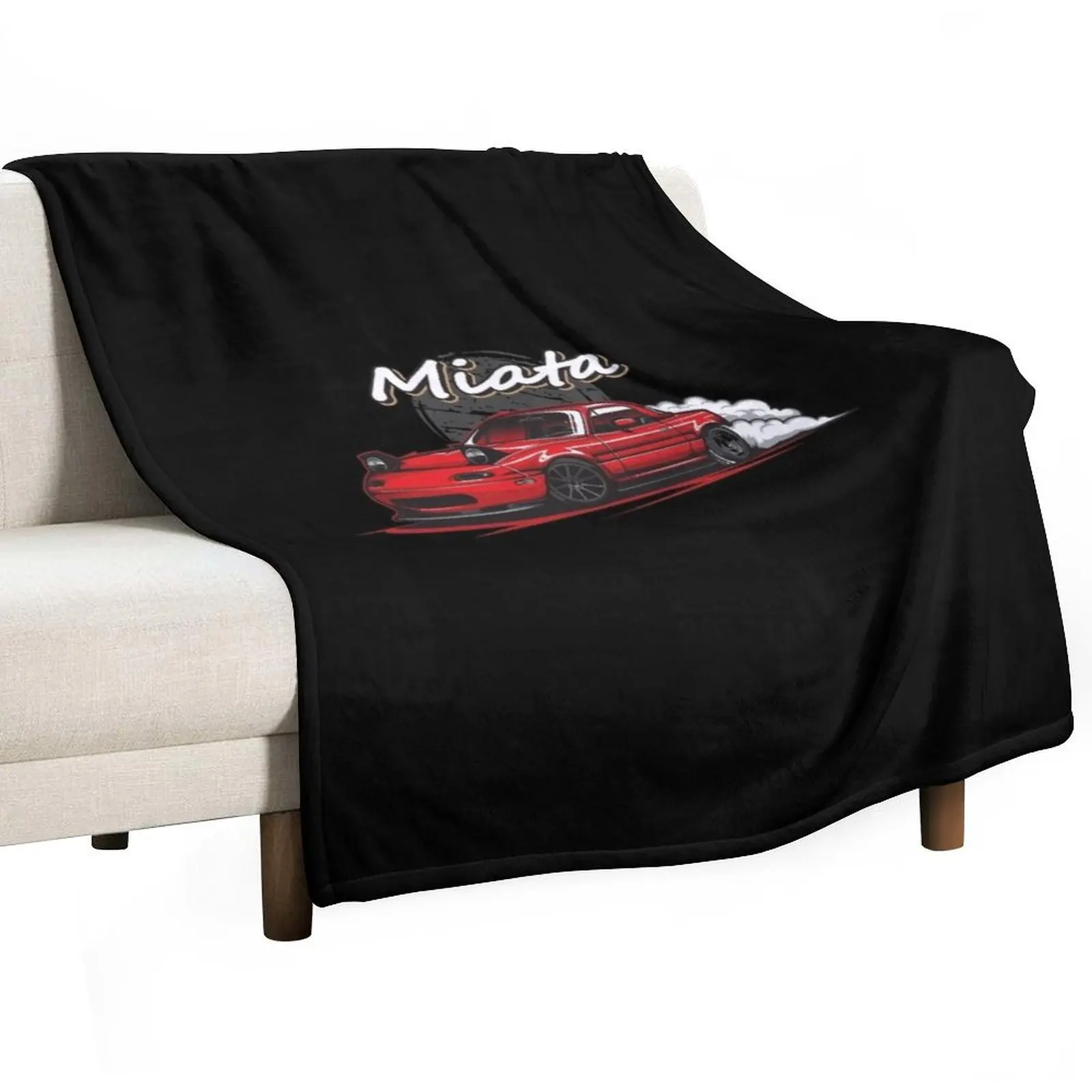 Mazda MX5 Miata Throw Blanket Summer Beddings Decorative Throw Blankets