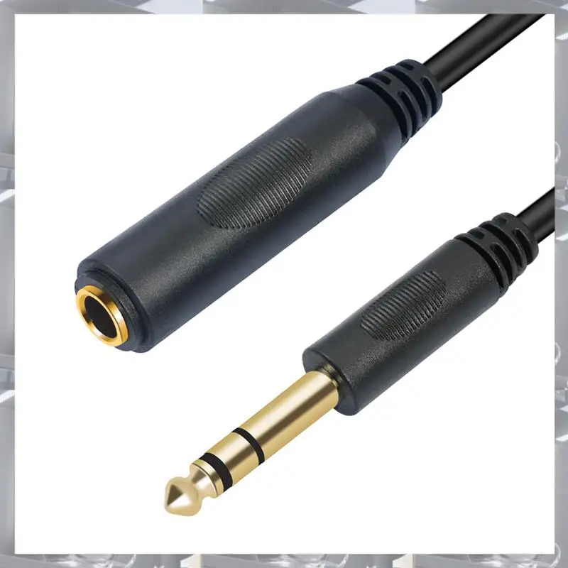 

Лидер продаж-2 шт. 1/4 TRS 6,35 мм штекер на 6,35 мм женский стерео удлинительный кабель позолоченный удлинительный кабель для наушников 300 см, 2 P