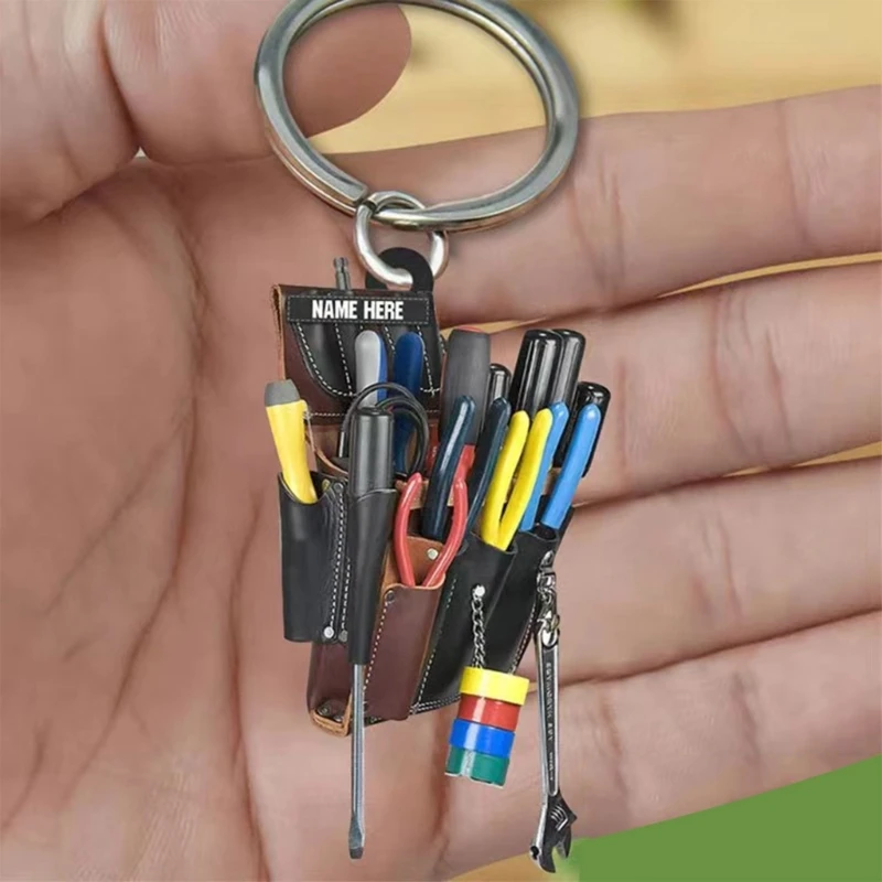 Porte-clés outil d'électricien Portable 634C, accessoire décoration pendentif personnalisé