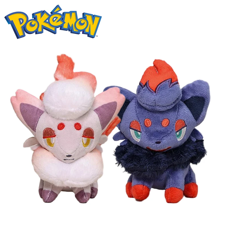 البوكيمون زوروا ألعاب من نسيج مخملي Kawaii Zoroark Hisuian Zorua محشوة أنيمي Pechule دمية هدايا عيد الميلاد للأطفال