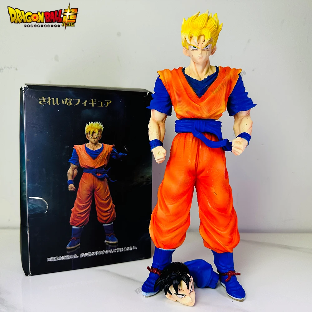 30cm Dragon Ball Z Anime Figure Gohan Future Hero Ver Gohan Figurine Replacement Heads Arms Pvc Action Figures Model Toys