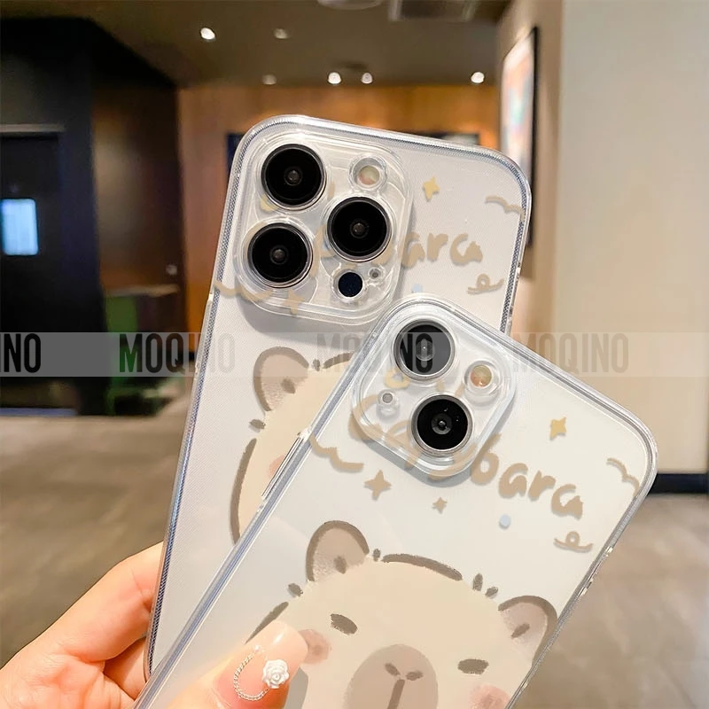 حافظة لهاتف Sony Xperia XZ2 XP XZ premrum XZ1 Compart 1iV 10iV Capybara حافظة ناعمة من البولي يوريثان