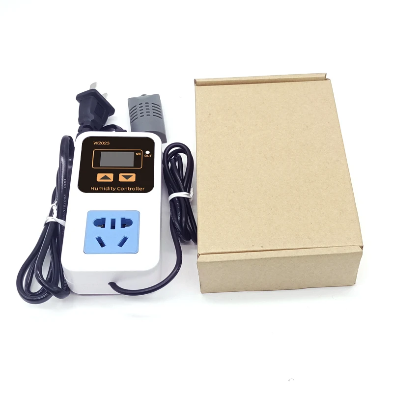 W2023 Digital Display Humidity Controller Humidifier Humidification and Dehumidification Smart Humidity Control Socket