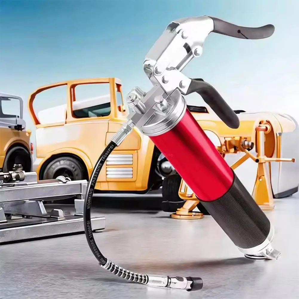 

7000PSI комплект масляного смазочного пистолета, ручная рукоятка для пистолета, высокое давление 400CC, смазка, насос, инструмент для обслуживания впрыска, соединитель C5R5