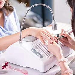 Nail Dust Collector Vacuum Multifunction Nail Art Machine 40W Suck Dust 30000PRM Drill UV LED Lamp 48/96W Armrest Gloves Light