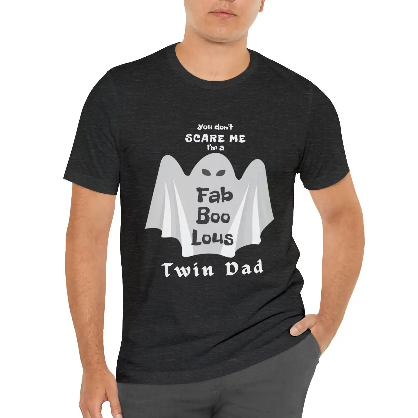 Faboolous Twin Dad Halloween T Shirt For Him Funny