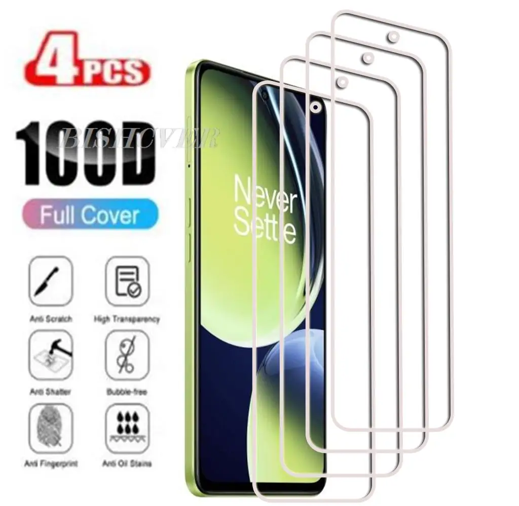 4Pcs Tempered Glass For OnePlus Nord CE 3 Lite CPH2465 CPH2467 6.72