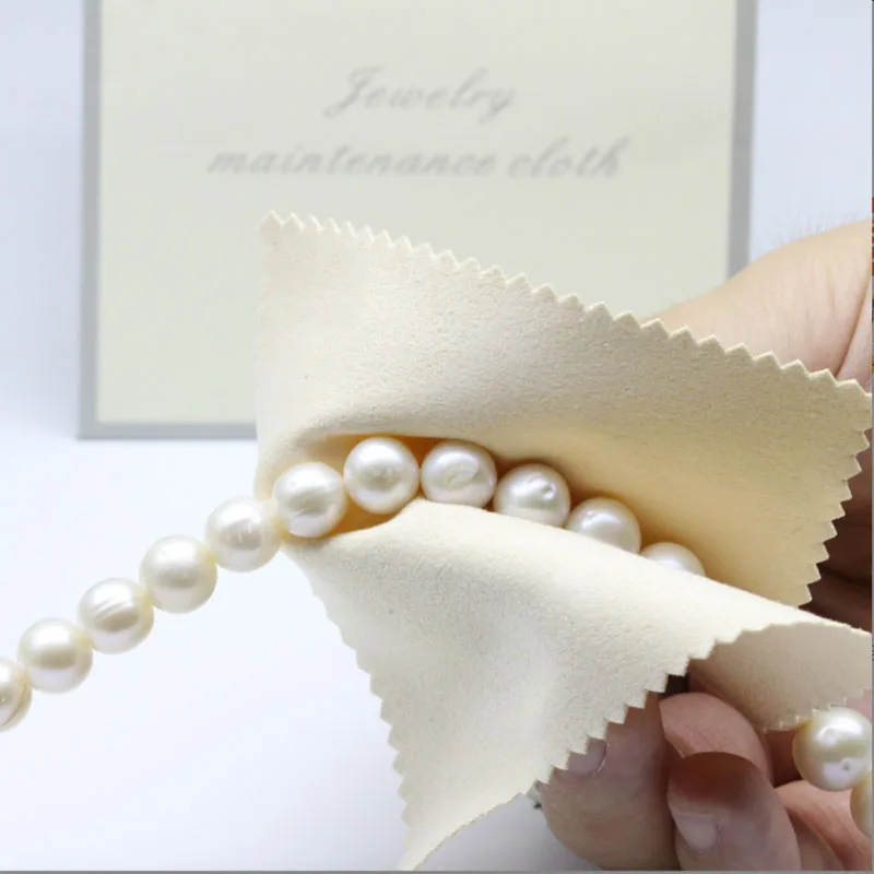 

Jewelry Polishing Cloths Custom Log Flannel Cleaning Earring Ring Bangle Suede Cloth
