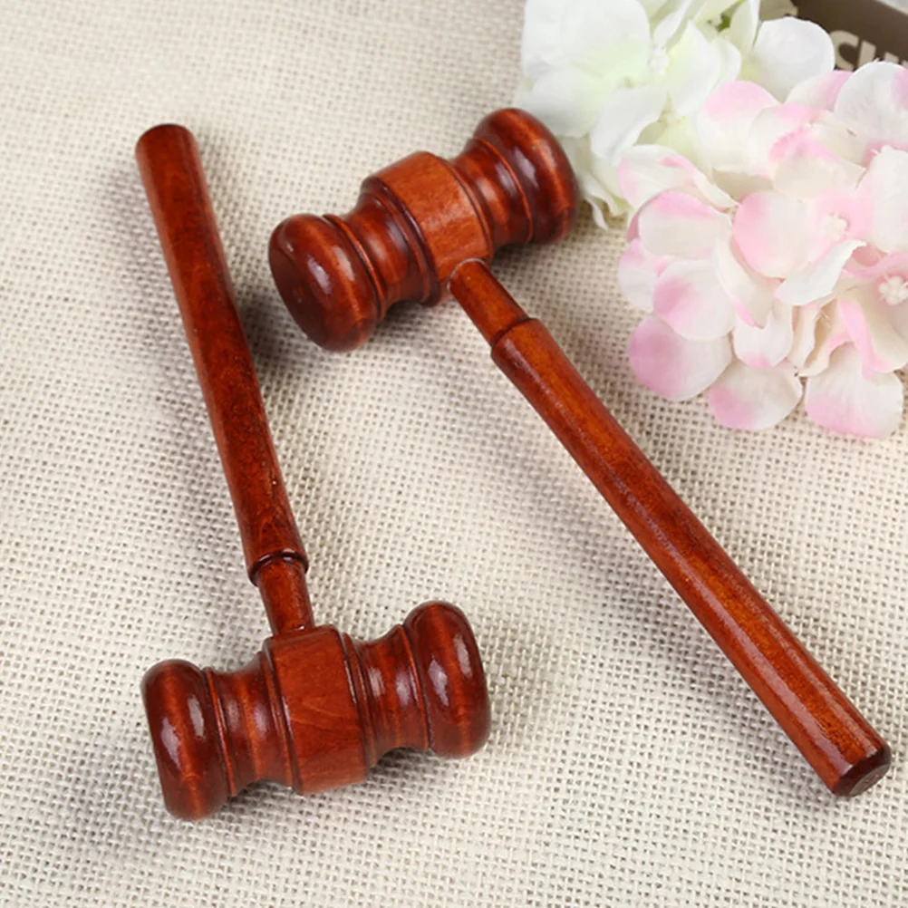 Judge Hammer Shot Law Gavel Toddler Toys Mini Thing Wood Role Play Judge's Child Baby