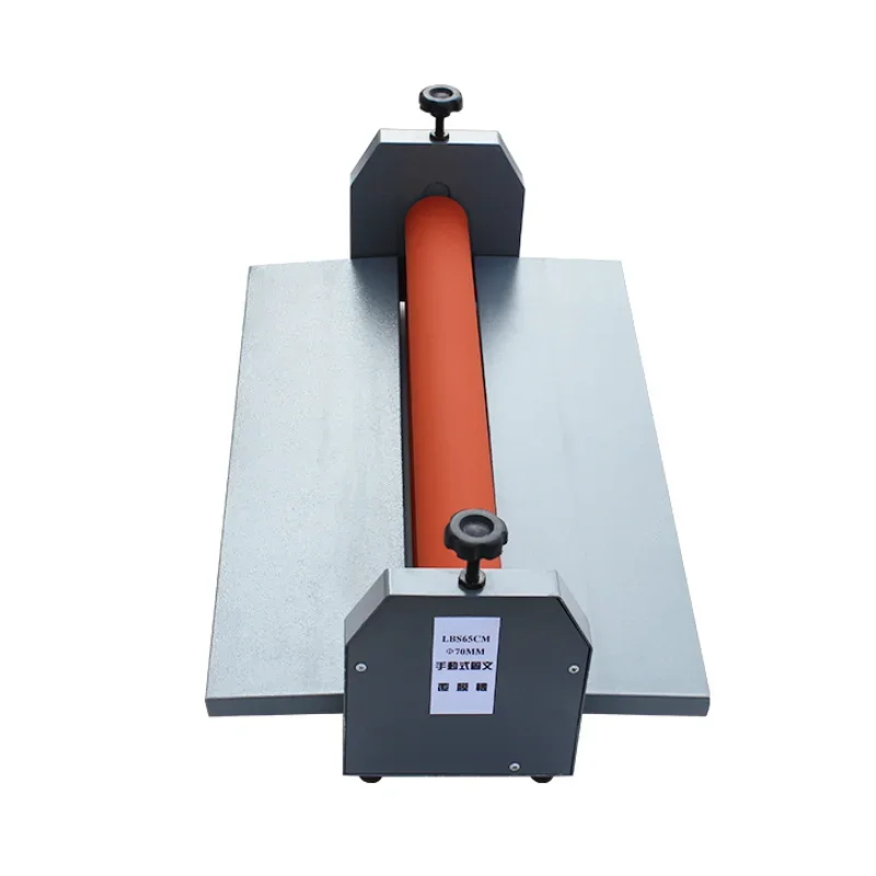 65CM Manual Cold Laminating Machine PVC Photo Cold Laminator Hand-cranked Peritoneal Machine