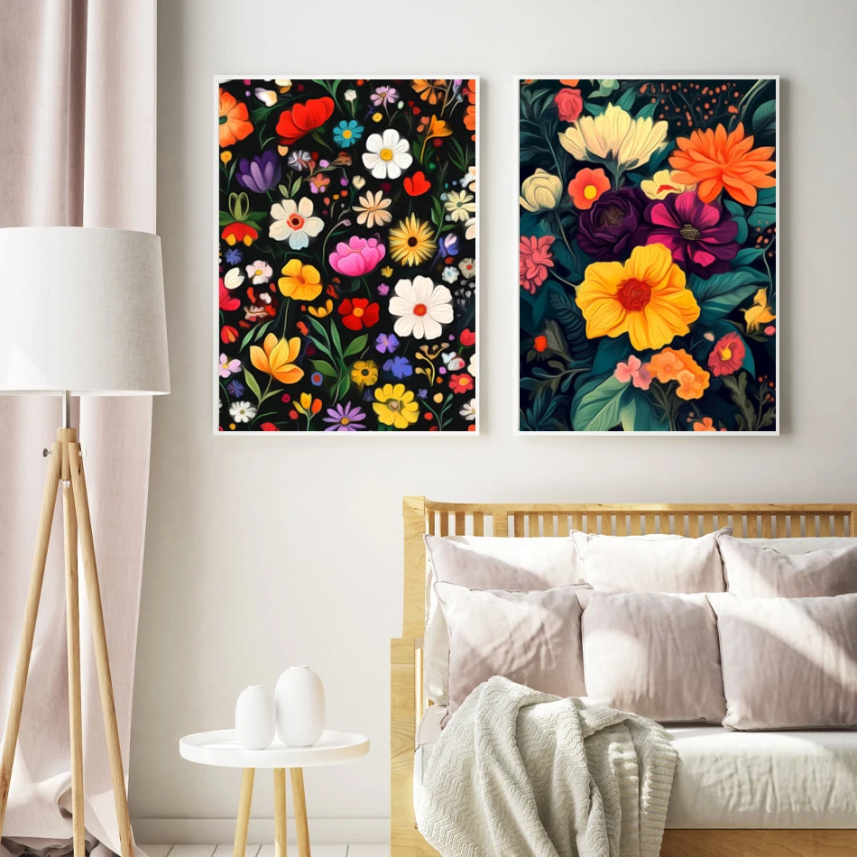 RUOPOTY-Painting By Number Adults Flowers Mountain Forest Scenery For Beginner Diy Watercolor Handpainted Oil Painting On Canvas