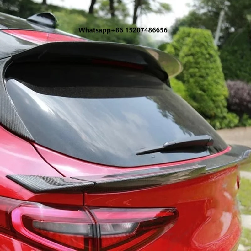 for 2017-2024 Carbon Fiber Rear Wing Spoiler Automotive Decoration External Accessory Product