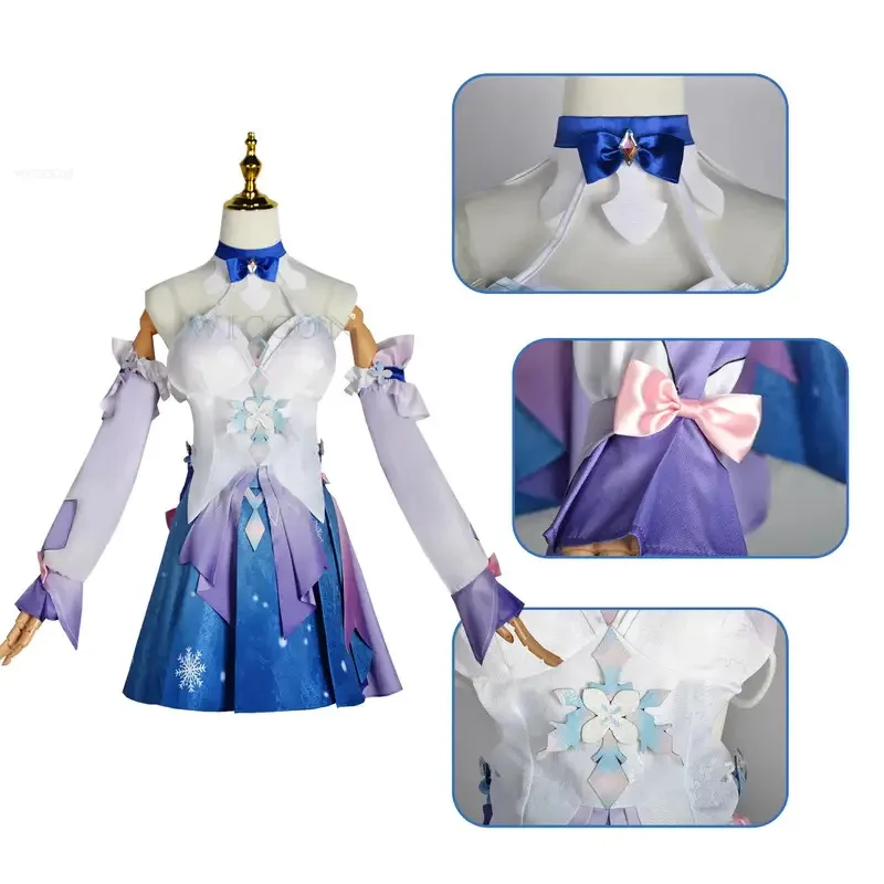 

2025 7th Game Honkai Star Rail March 7th New Skin Costume and Cosplay Wig