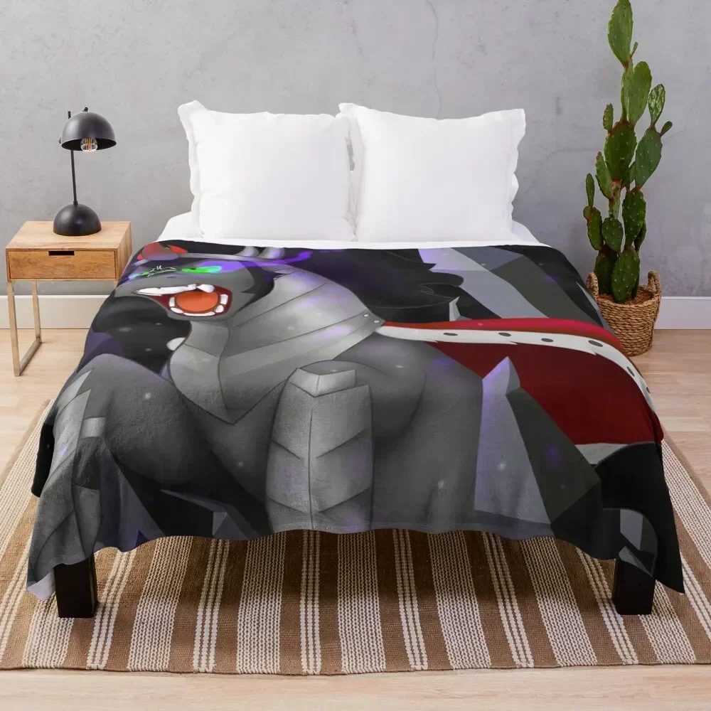 

King of Crystals Throw Blanket Soft Plush Plaid anime Travel Blankets