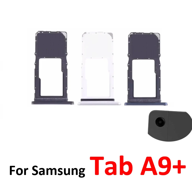 For Samsung Galaxy Tab A9+ A9 Plus 11" X210 X215 X216 Phone SIM Card Tray Slot Micro SD Chip Holder Pocket Drawer Parts Black image 3