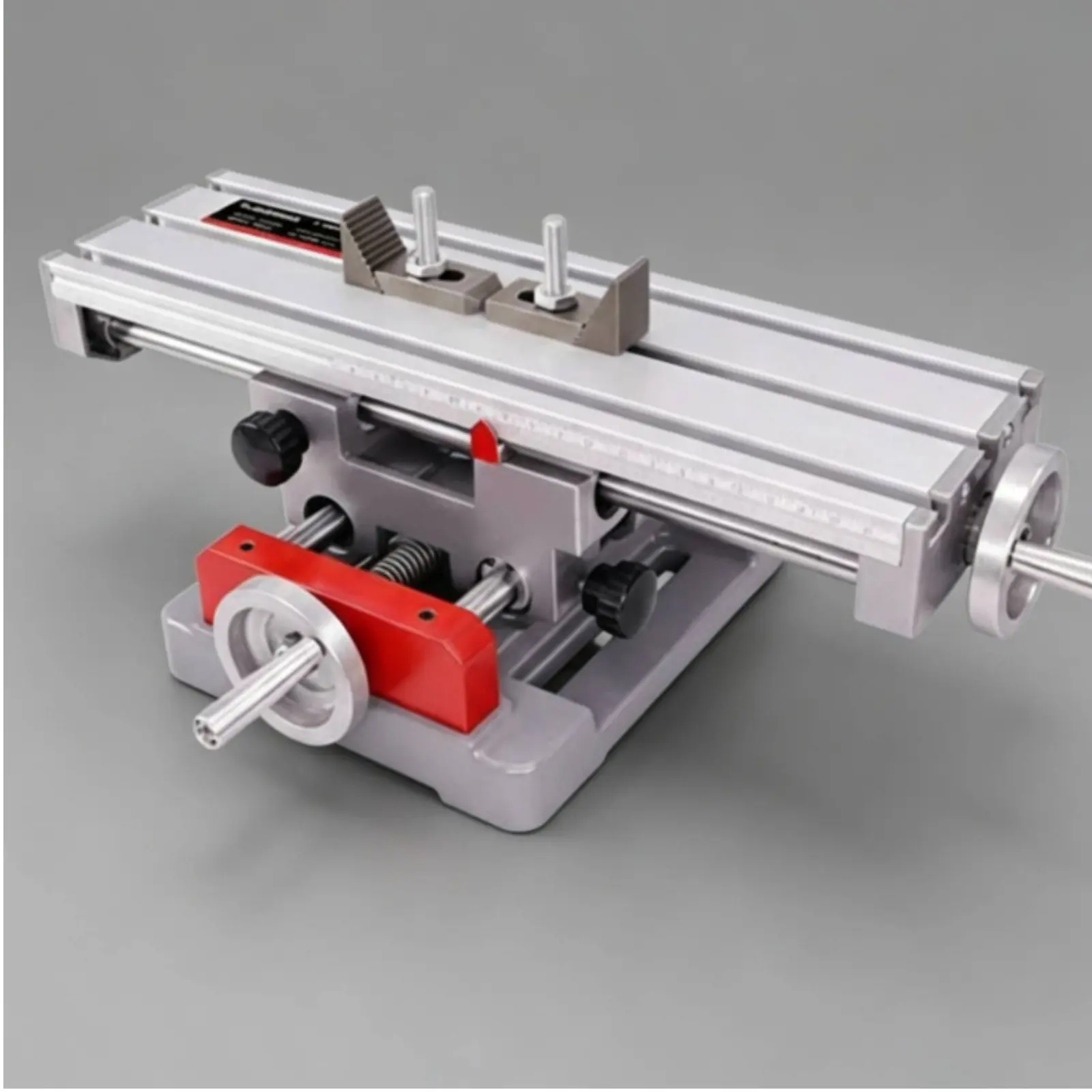 

Xy Axis Table Precision Drill Press Cross Slide Table Cross Slide Worktable Twin Handwheel Xy Axis Vise Compact for Woodworking