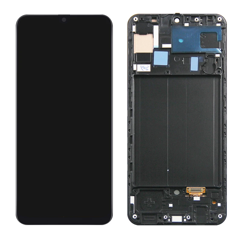 A50 Display Screen for Samsung Galaxy A50 A505 SM-A505F/DS A505FN/DS A505GT/DS Lcd Display Touch Screen Digitizers with Frame