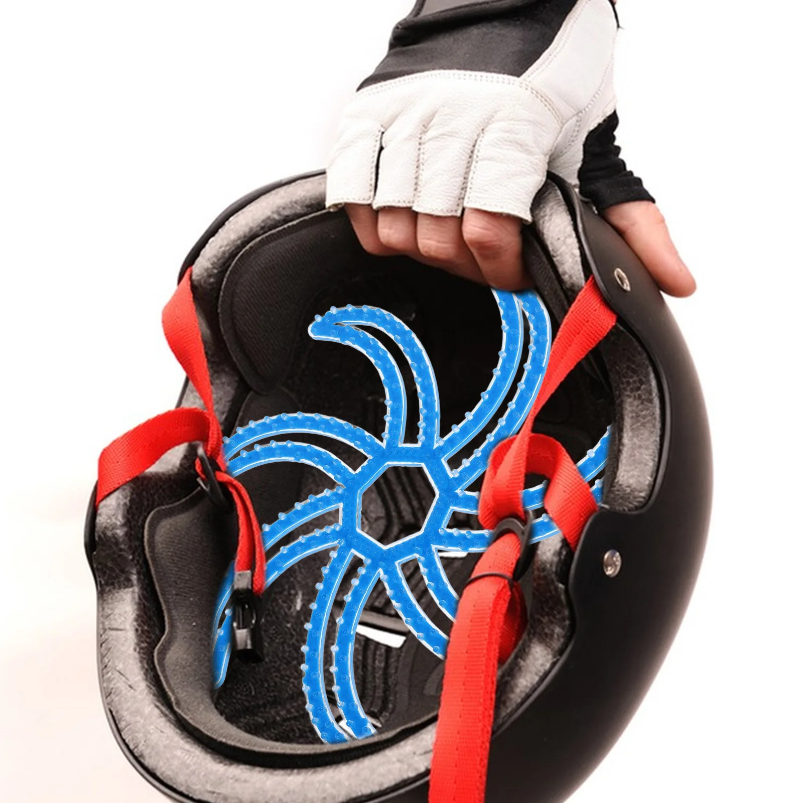 

Внутренняя силиконовая подушка, дышащая, удобная, легкая, эргономичная конструкция для езды на велосипеде, подкладка на мотоцикл