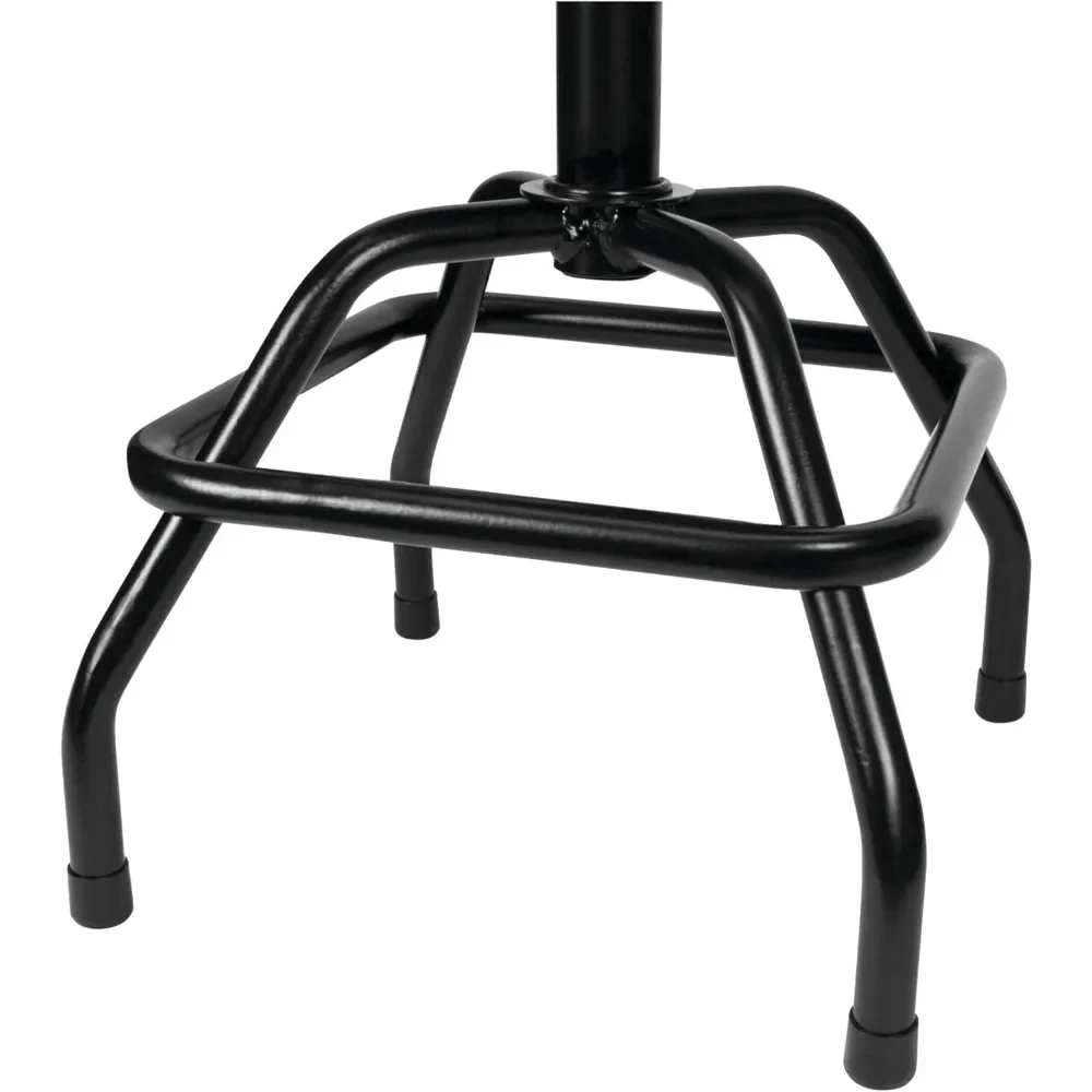 W85011-Tabouret de Bar Réglable, à Comcussion Pneumatique, avec Support Arrière, Résistant à 360, Cadre en Acier Rapide