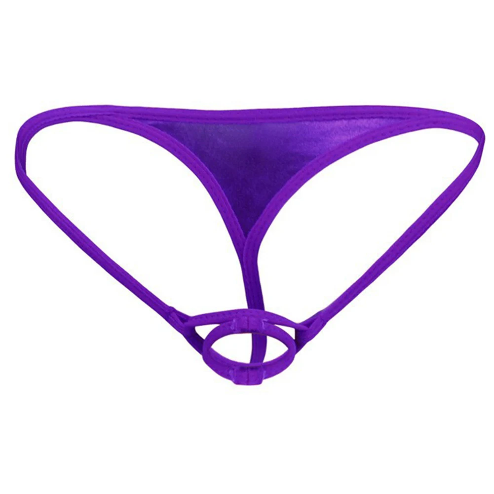 

Sexy Hot Mens Cock Ring Underwear Man Open Crotch G-string Hole Thongs Men Erotic Lingerie Crotchless Thin String Panties