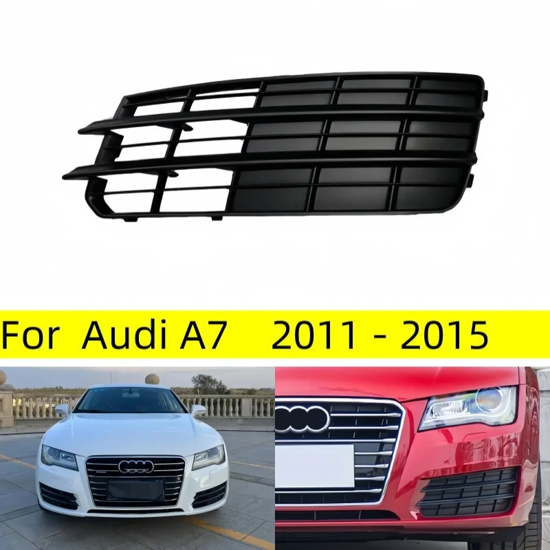 

For Audi A7 2011 2012 2013 2014 2015 Replacement Fog Lamp Frame Anti Fog Light Cover Front Bar Grille Decorative Bottom Plate