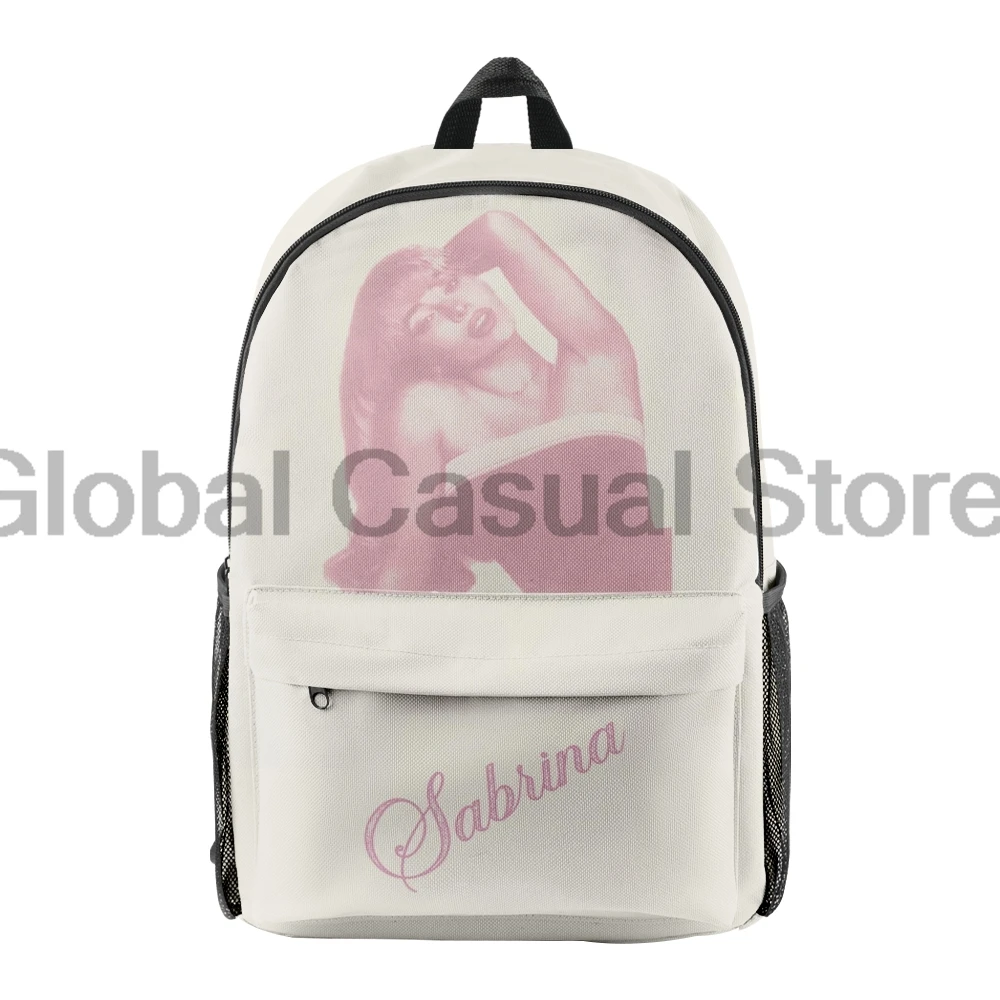 Mochila de Sabrina Carpenter, bolsa crossbody, sacos casuais, sacos de viagem para homens e mulheres, mochila merch, conjunto 3 pcs