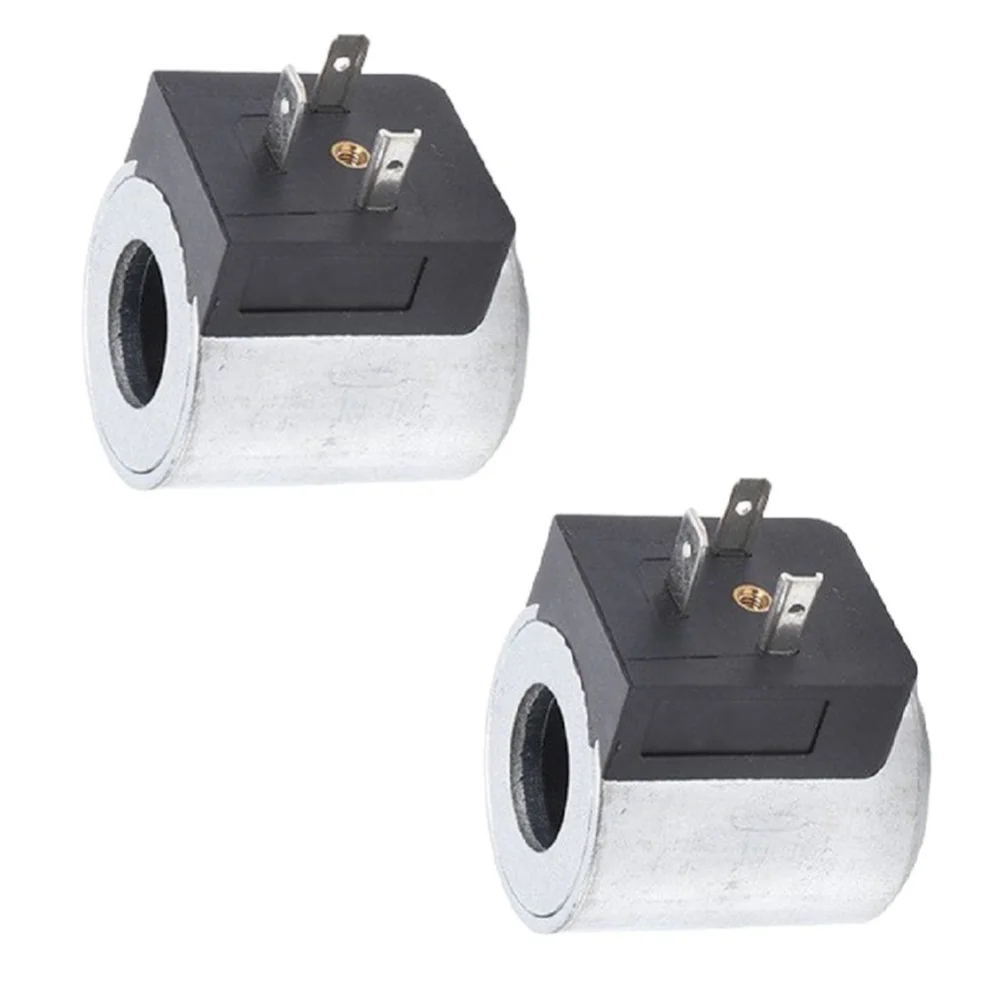 12V 24V Hydraulic Coil Hydraulic Solenoid Valve Coil For Quick Setup Repair Straightforward Installation Silver Finish Component