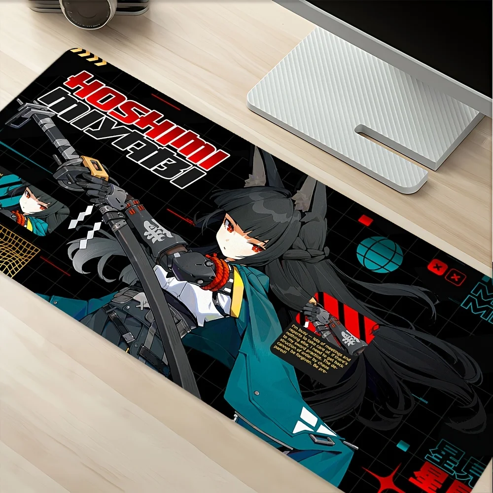 Tapis de souris Zenless Zone Zero XXL, grand tapis de bureau en caoutchouc antidérapant avec impression haute définition, durable et lavable, idéal pour G, 1 pièce