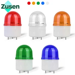 Zusen TB72D 12V 24V 110V 220V Multicolor 72mm Small Flashing Light Security Alarm Strobe Signal Warning LED lamp